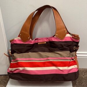 Kate Spade Multicolor Striped Shoulder Bag
